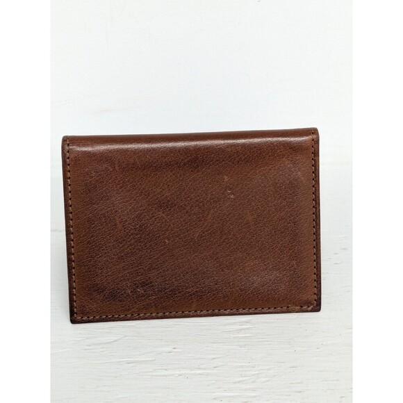 RARE! Vintage Coach Brown Leather Bifold Wallet Card Holder ID Compact Wallet - Picture 3 of 7